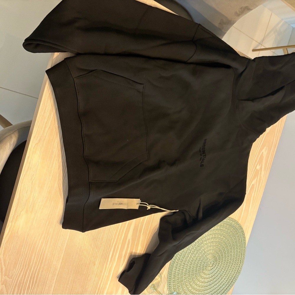 Essentials Black Hoodie